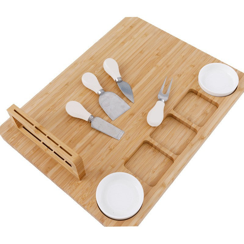 Bamboo Cheese Board and Knife Set