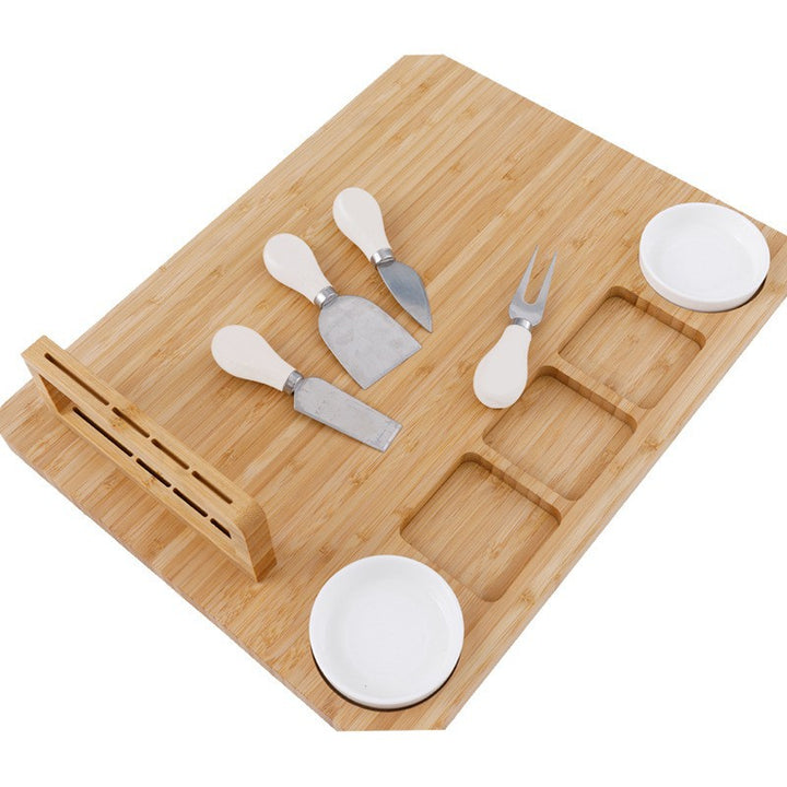 Bamboo Cheese Board and Knife Set