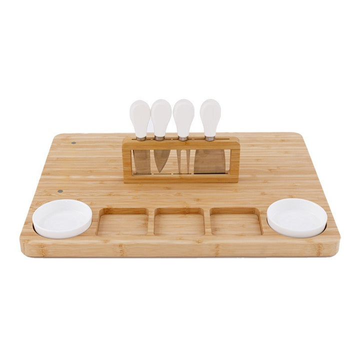Bamboo Cheese Board and Knife Set