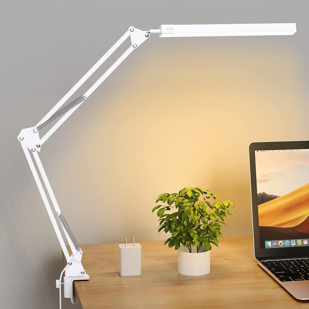Swing Arm Desk Light With Clamp