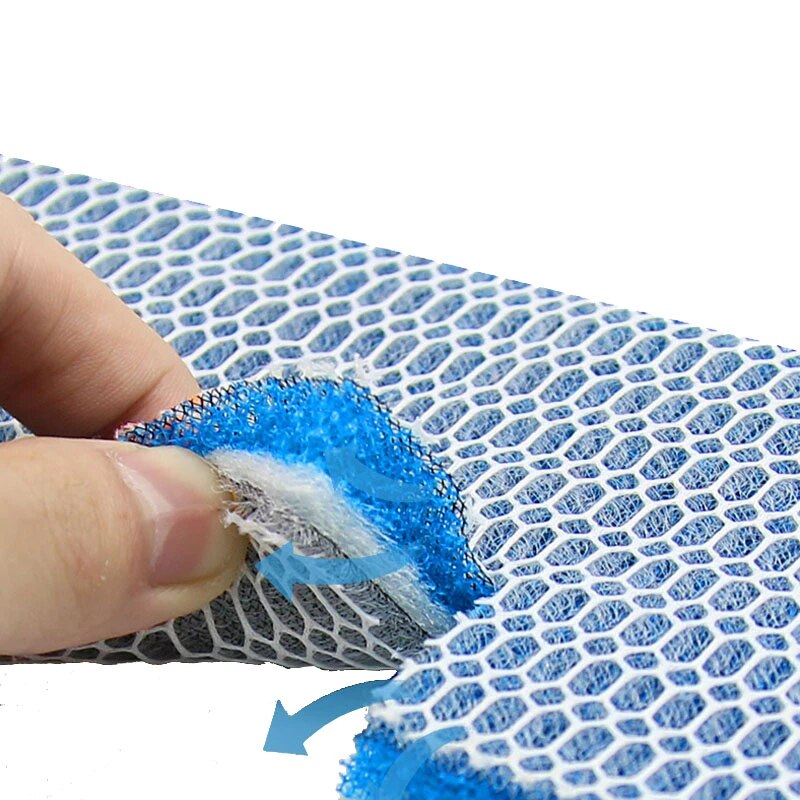 2-Pack 8-Layer Durable Aquarium Filter Sponge 40 x 30 cm