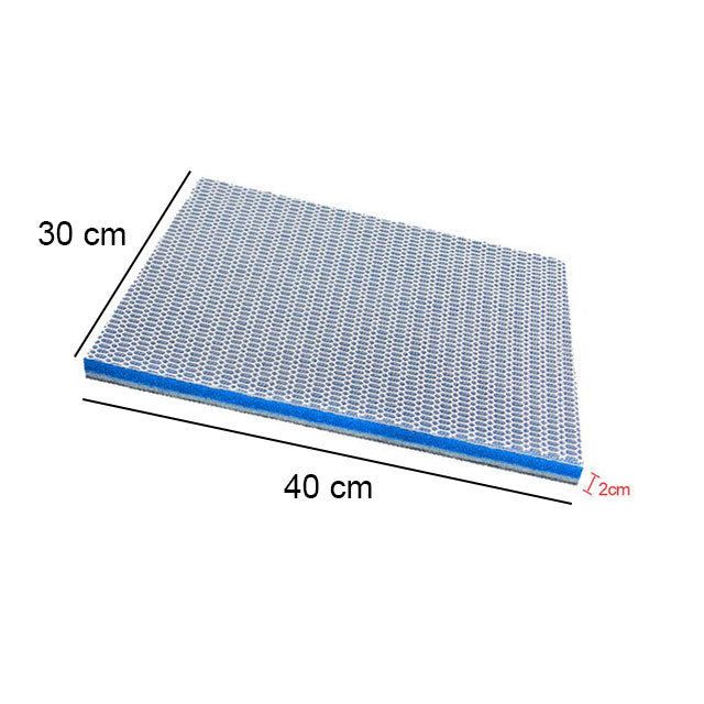 2-Pack 8-Layer Durable Aquarium Filter Sponge 40 x 30 cm