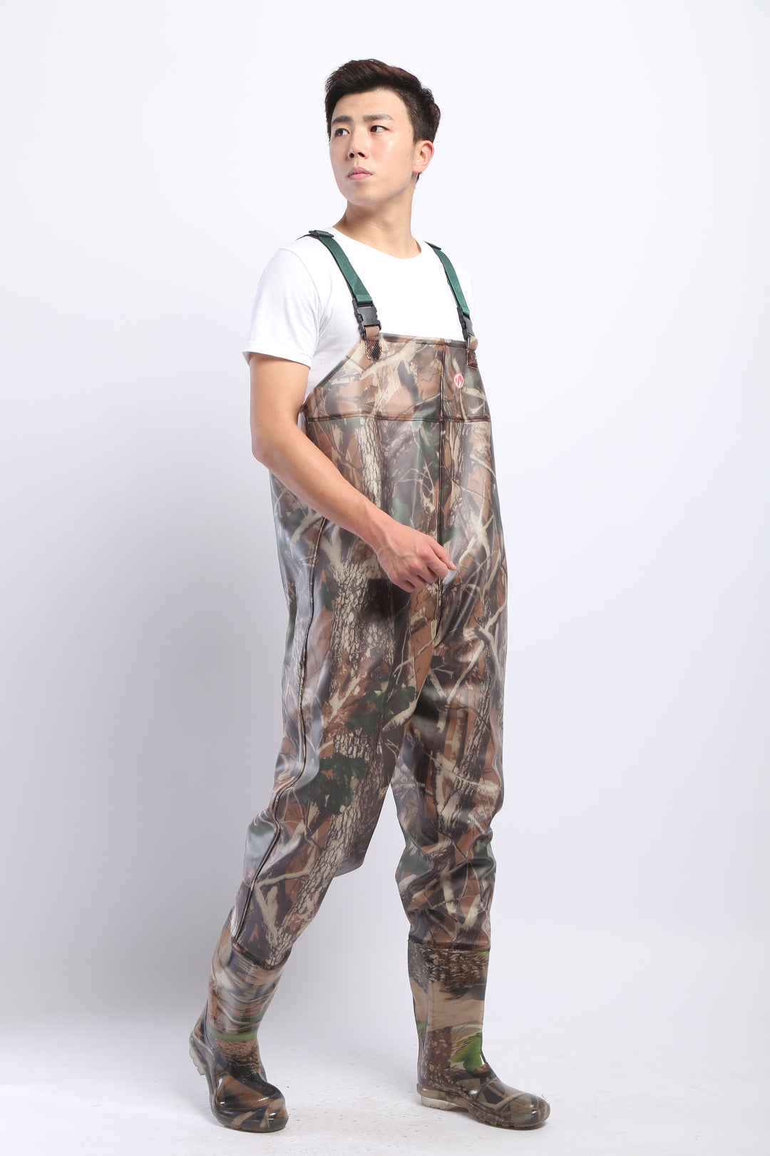 PVC Fishing & Hunting Lightweight Chest Waders-Size:43