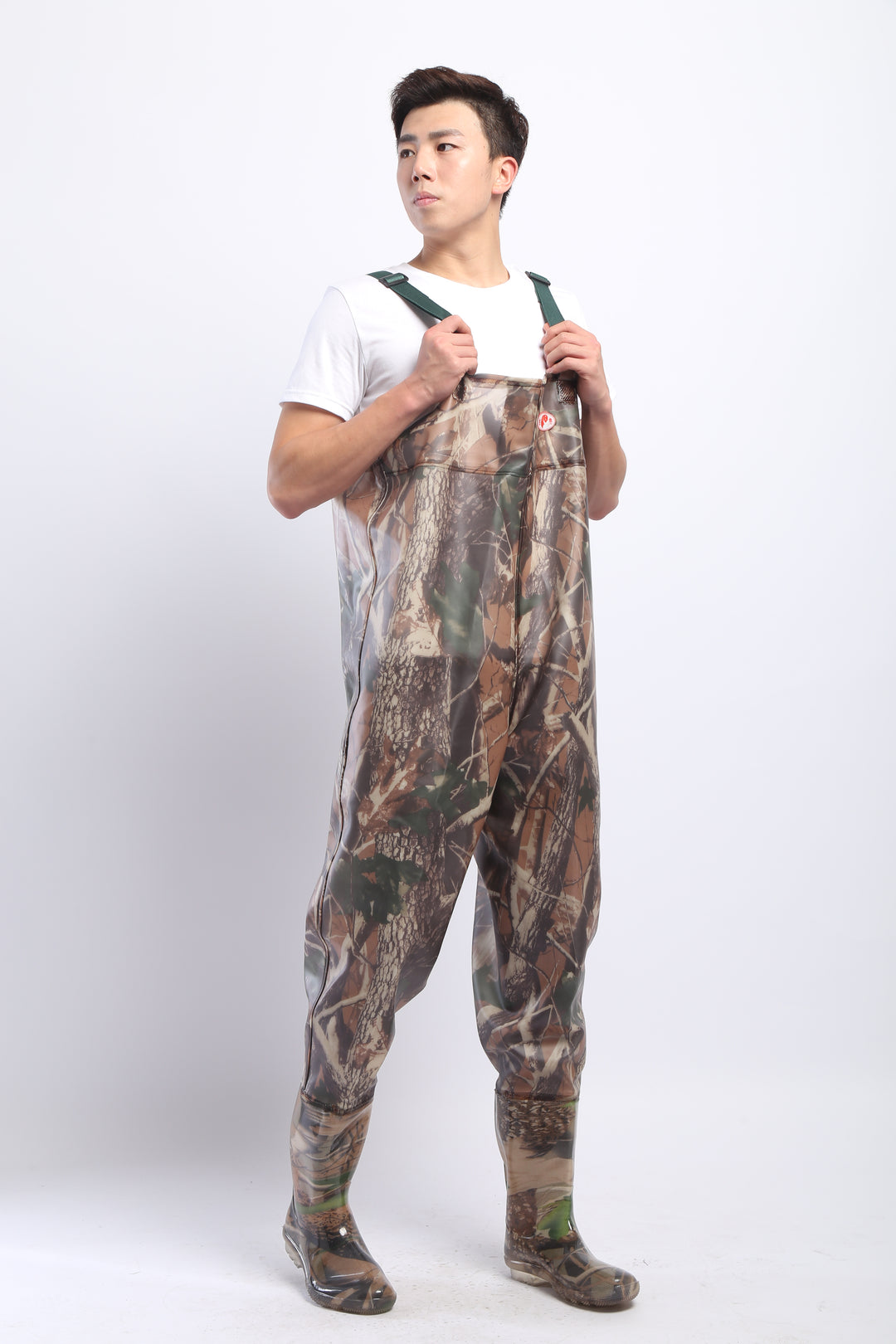 PVC Fishing & Hunting Lightweight Chest Waders-Size:43