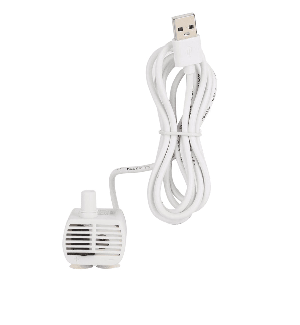 DC 5V USB Mini Submersible Water Pump-White