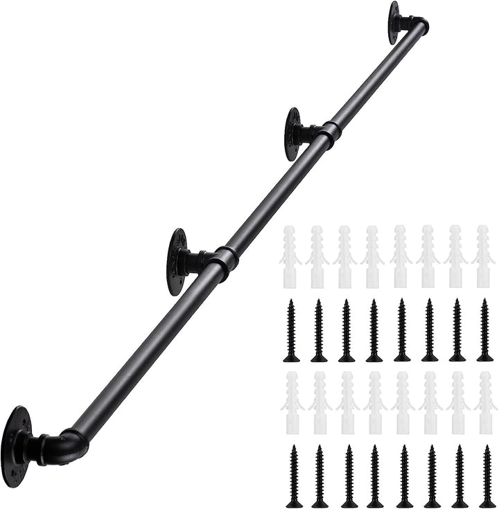 Industrial Pipe Stair Handrail-265CM