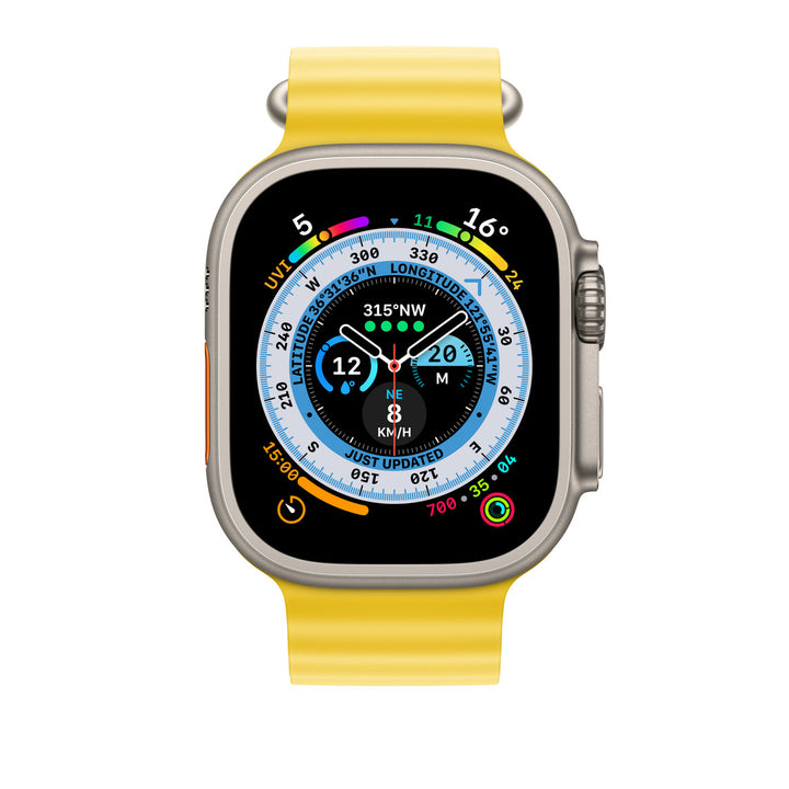 Ocean Band Strap Compatible With Apple Watch 41MM 40MM 38MM-Yellow