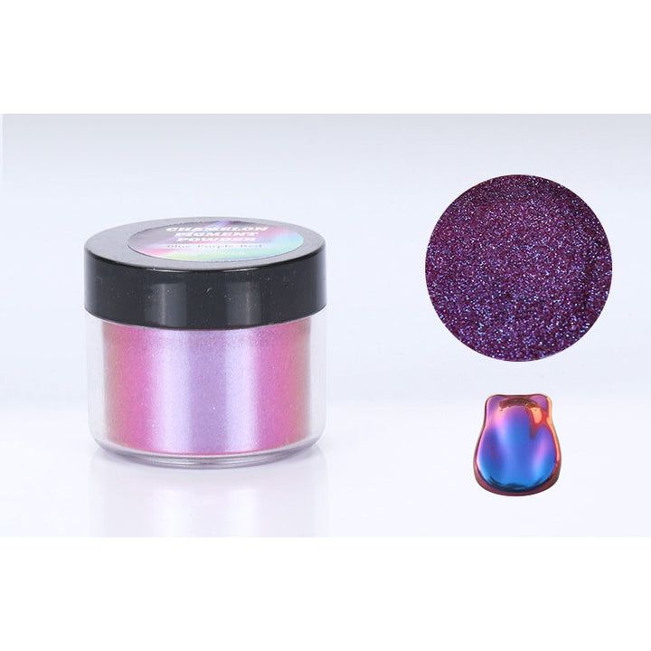4 Color Shift Mica Powder for Epoxy Resin Painting Slime Nails