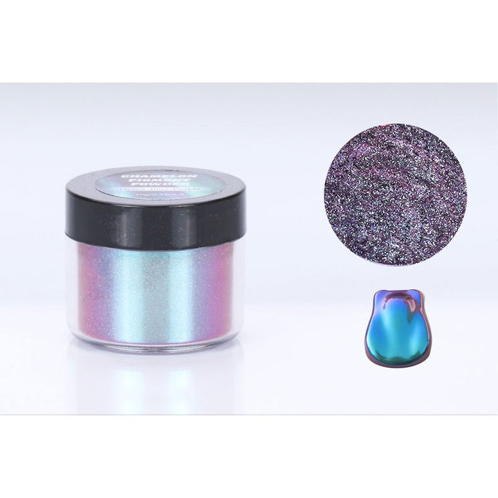 4 Color Shift Mica Powder for Epoxy Resin Painting Slime Nails