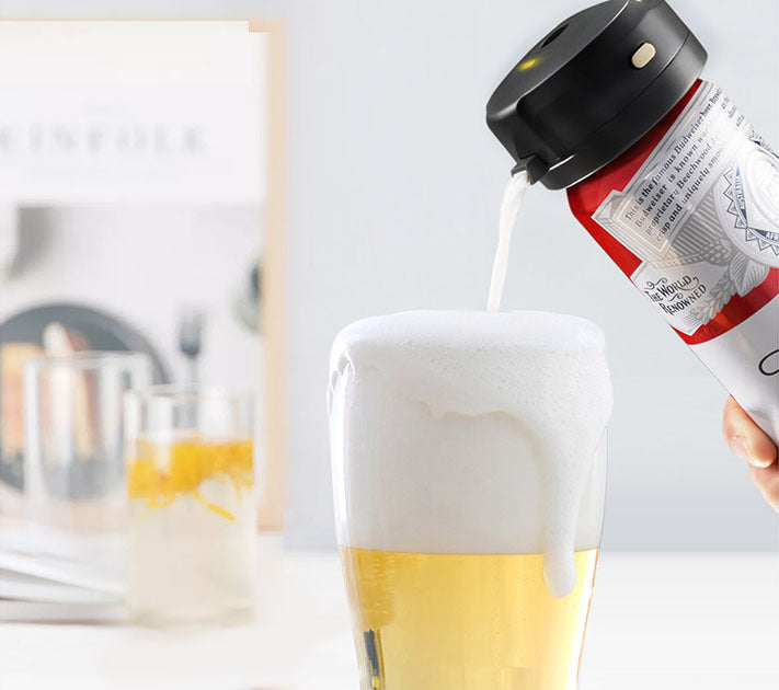 Portable Canned Beer Foamer Machine
