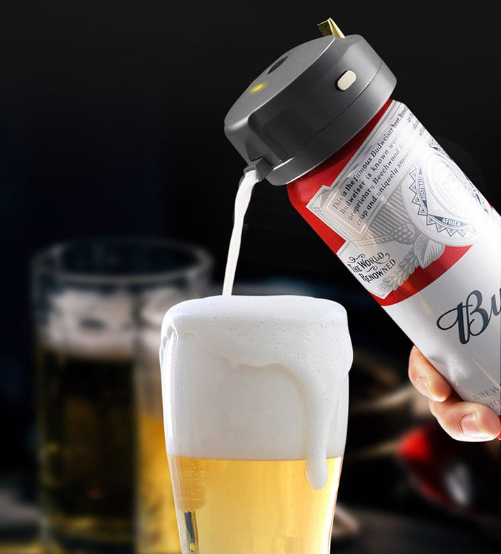 Portable Canned Beer Foamer Machine