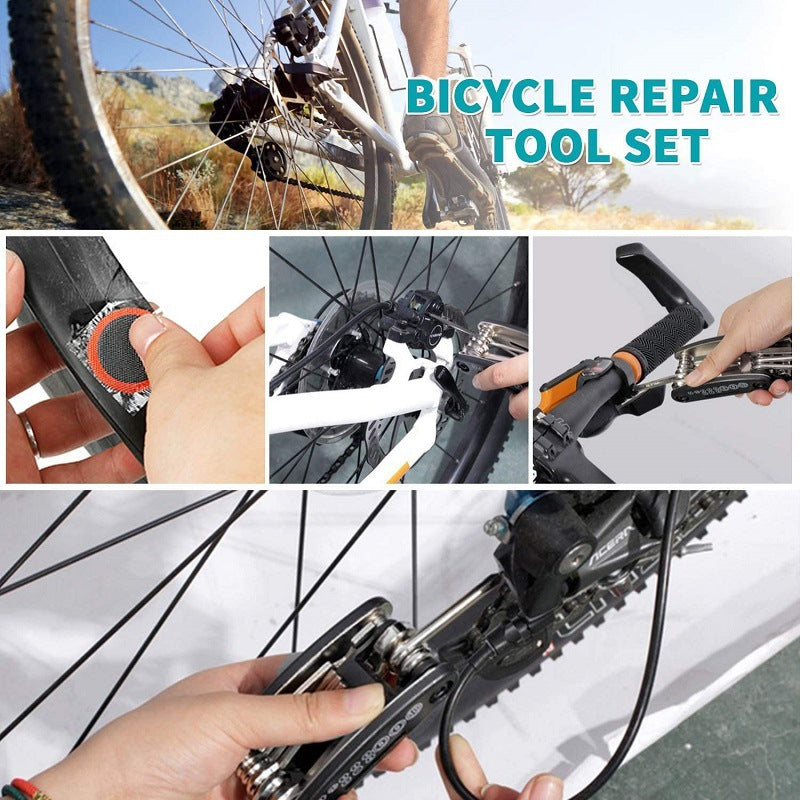 Portable Bicycle Repair Kit Tire Puncture Repair Tool
