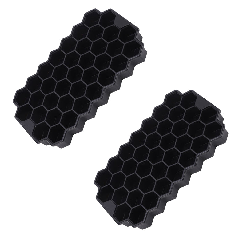 Silicone 37 Beehive Ice Cube Molds 2 Pack
