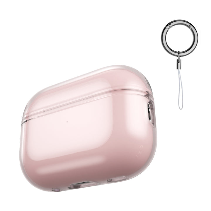 3 Pack Compatible Airpods Pro2 Case (Clear,Clear Black,Clear Pink)