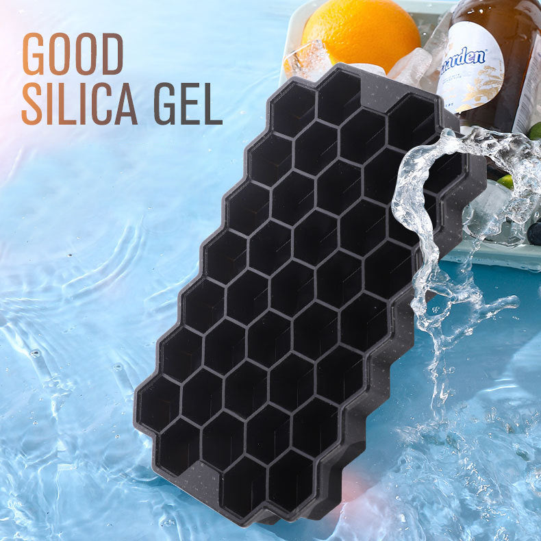 Silicone 37 Beehive Ice Cube Molds 2 Pack