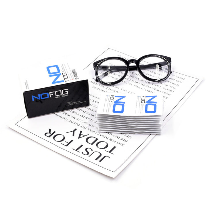 30Pcs Pre-Moistened Anti-Fog Lens Wipes