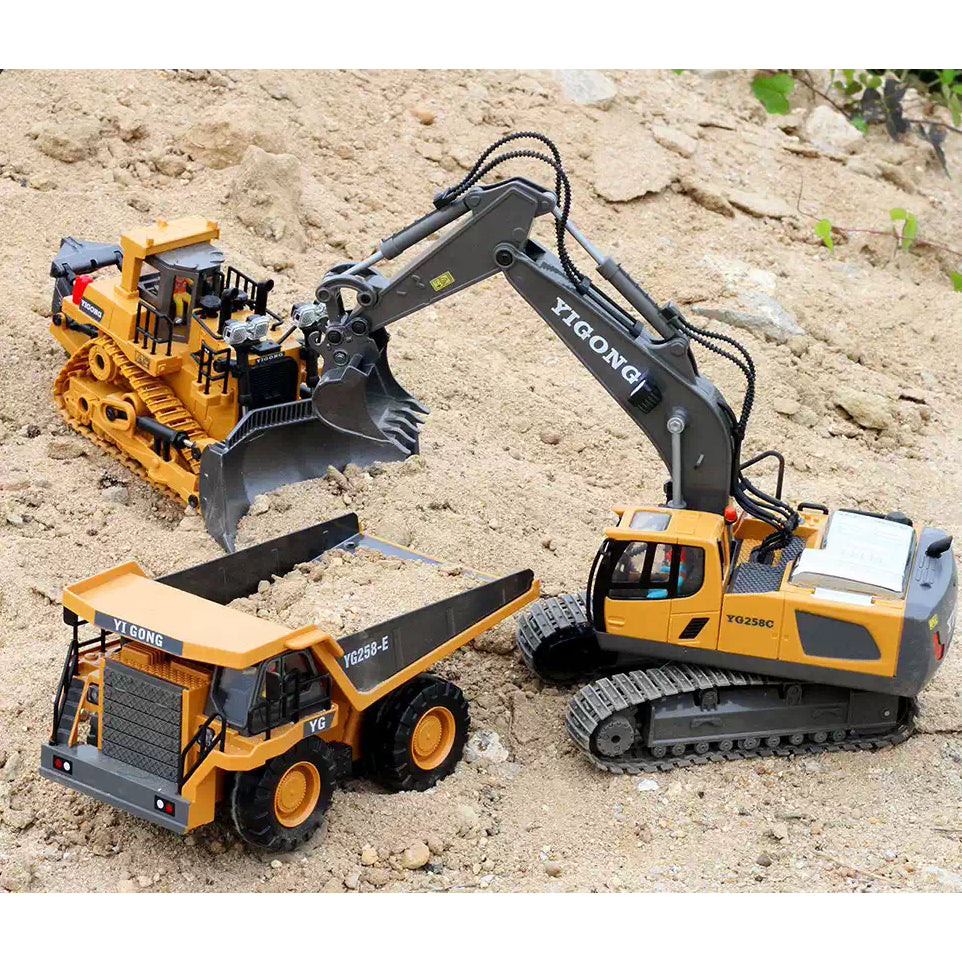 9 Channel Remote Control Dump Truck Toy