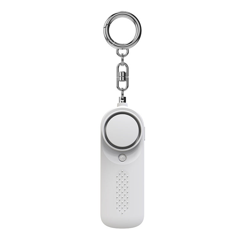 Safe Personal Alarm 130dB Self Defense Keychain Alarm-White