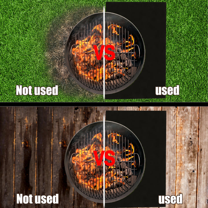 Reusable Under the Grill Protective Deck Patio Mat 100X150CM