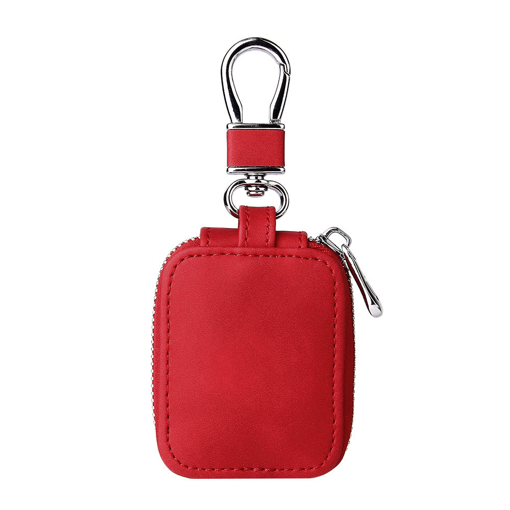 Protective Leather Case Storage Bag For Airpods Pro 3 2 1-Red