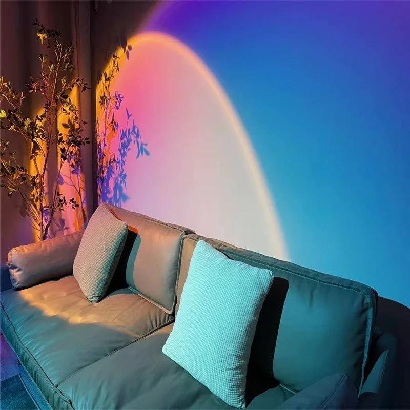 USB LED Sunset Projection Photography Light