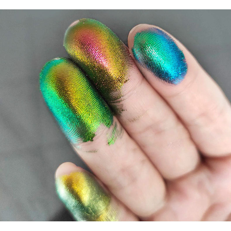 4 Color Shift Mica Powder for Epoxy Resin Painting Slime Nails