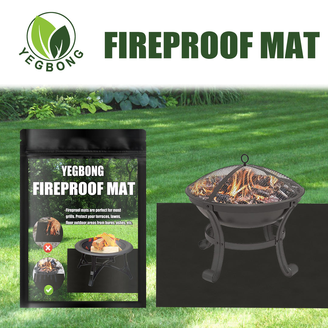 Reusable Under the Grill Protective Deck Patio Mat 100X150CM