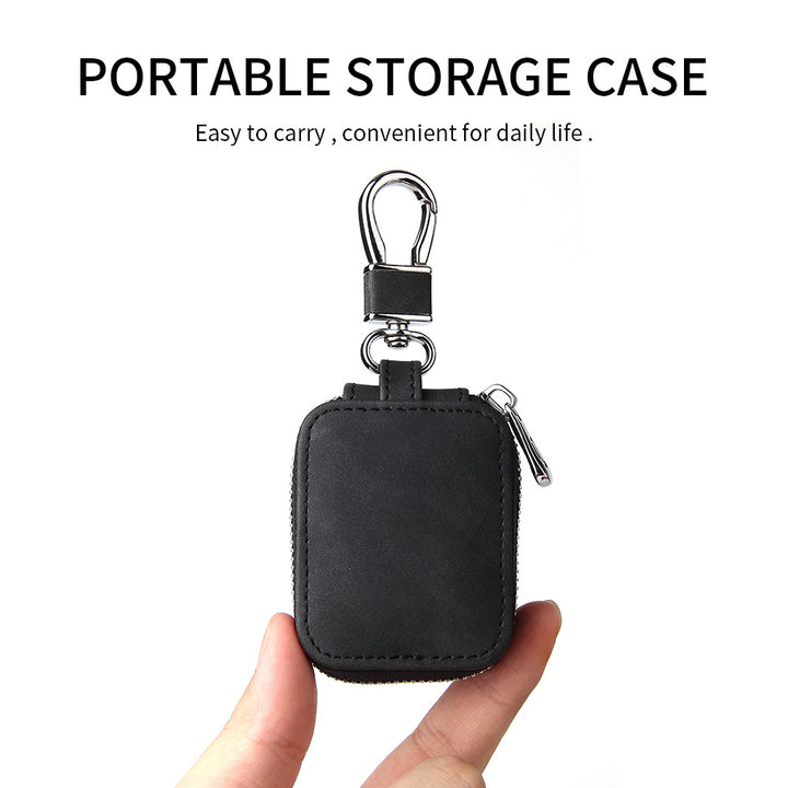 Protective Leather Case Storage Bag For Airpods Pro 3 2 1-Red