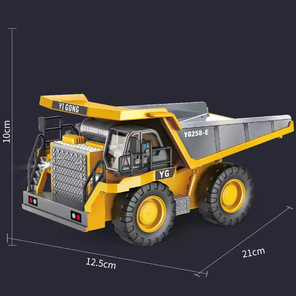 9 Channel Remote Control Dump Truck Toy