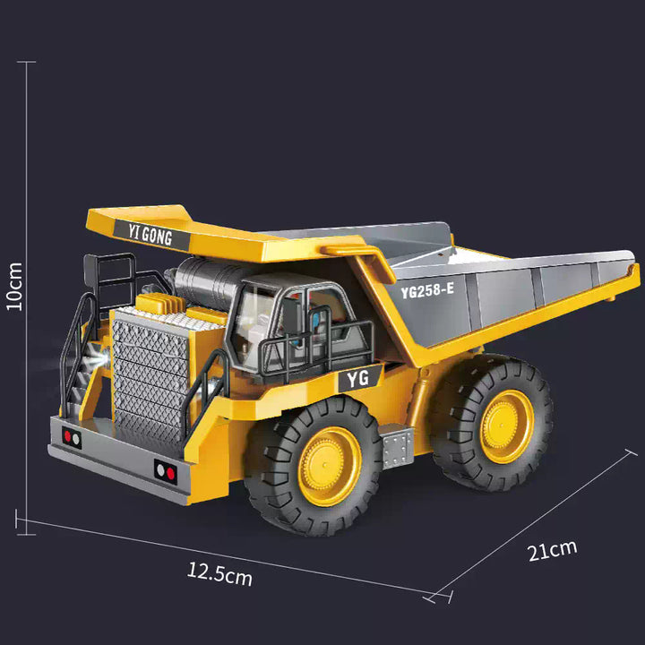 9 Channel Remote Control Dump Truck Toy