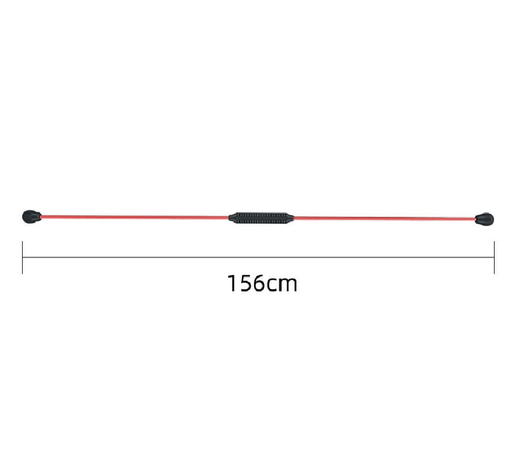 Elastic Exercise Shake Workout Flexi Bar-Black