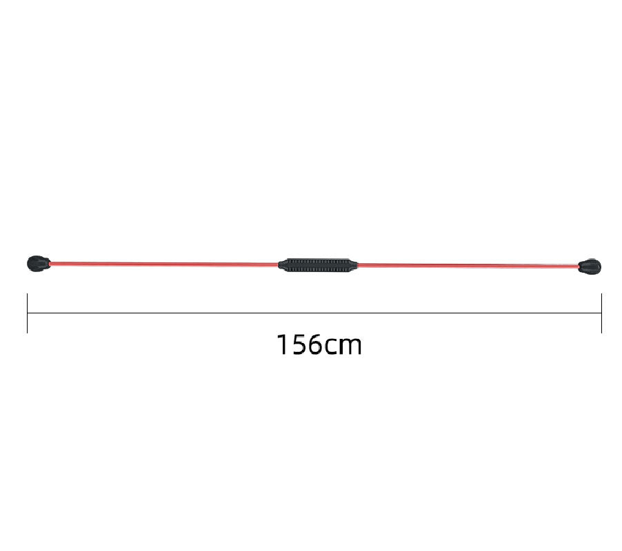 Elastic Exercise Shake Workout Flexi Bar-Red