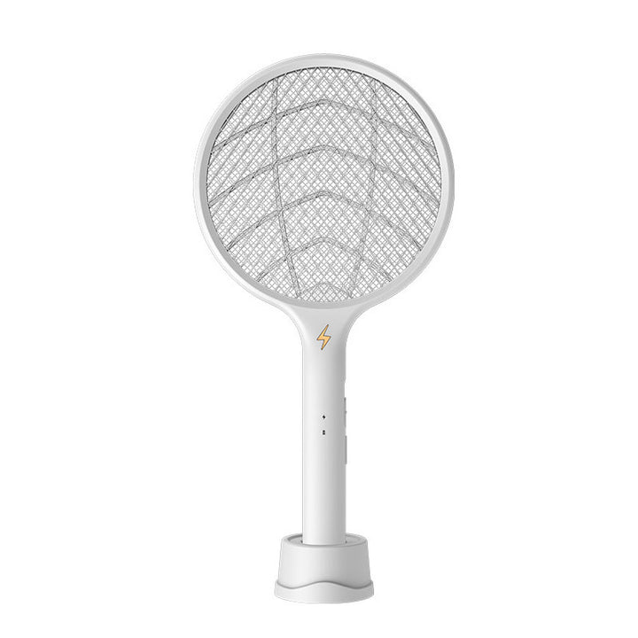 2 In 1 Household Electric Mosquito Lamp Swatter-White