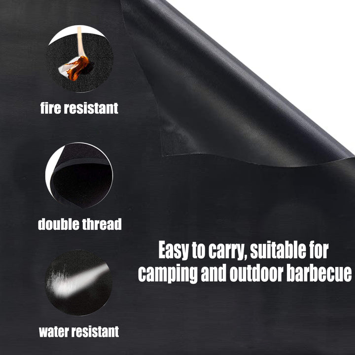 Reusable Under the Grill Protective Deck Patio Mat 100X150CM