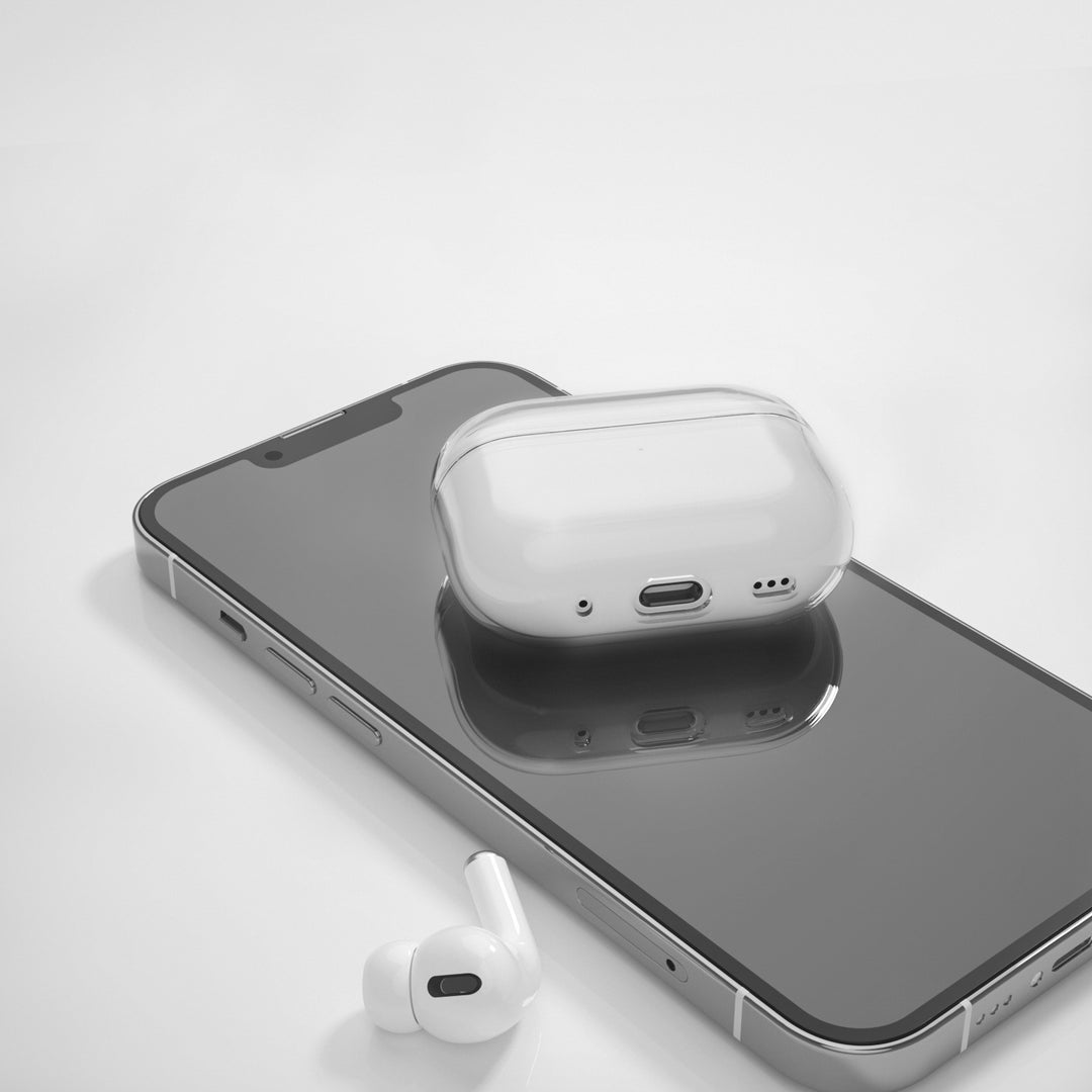 3 Pack Compatible Airpods Pro2 Case (Clear,Clear Black,Clear Pink)
