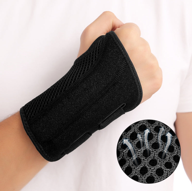 Carpal Tunnel Wrist Brace Support With Metal Stabilizer-Left(L/XL)