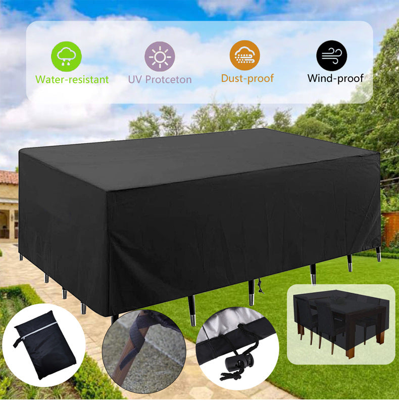 Rectangular Outdoor Furniture Waterproof Cover 230x165x80cm