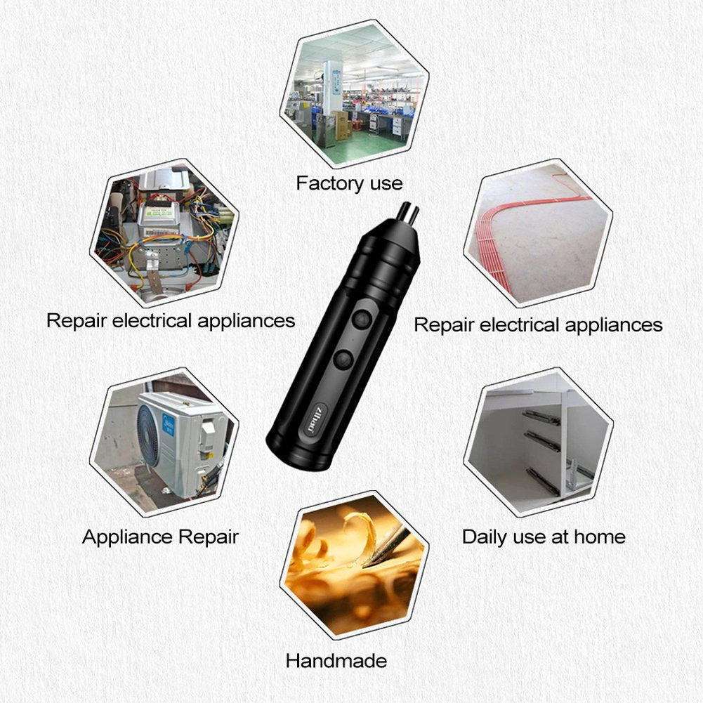 Portable Mini One-Key Electric Screwdriver 45 Pcs Set