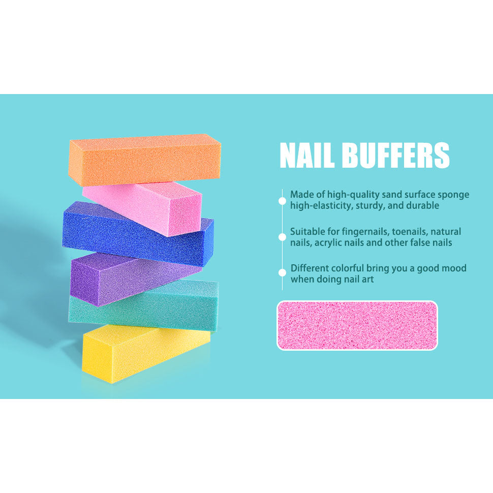 Manicure 8 Pack Nail Buffer and Sanding Blocks