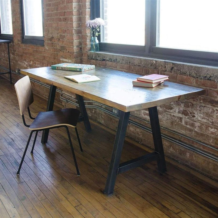 Set of 2 Steel A Shape Table Desk Bench Legs 72cm