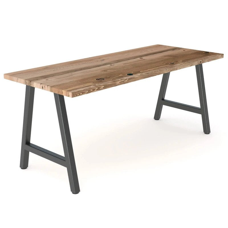 Set of 2 Steel A Shape Table Desk Bench Legs 72cm