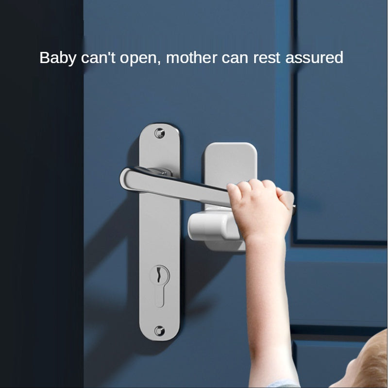2Pack Anti-open Smart Door Handle Lock Door Stopper