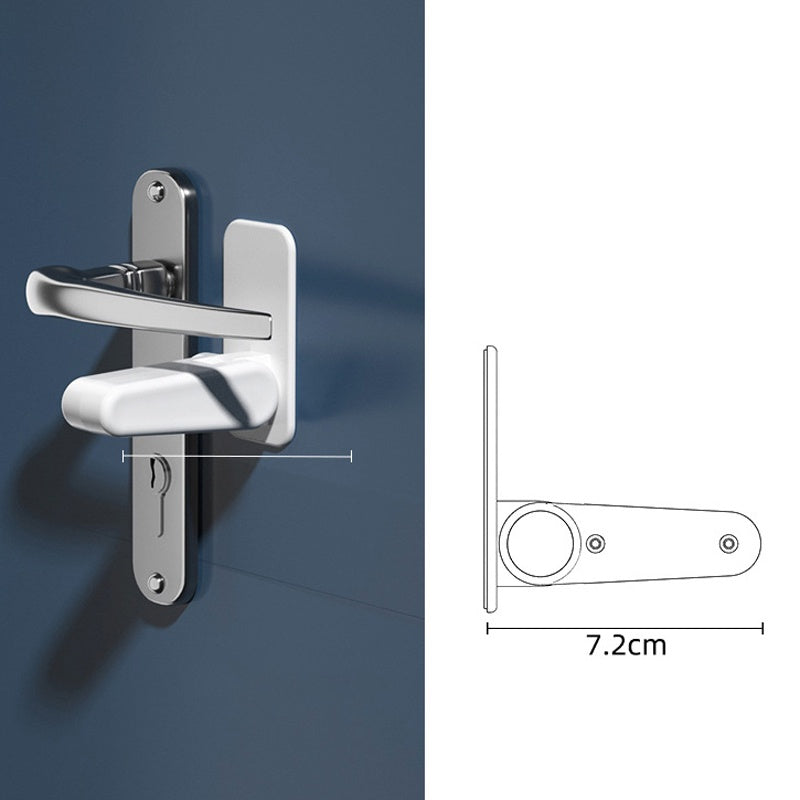 2Pack Anti-open Smart Door Handle Lock Door Stopper