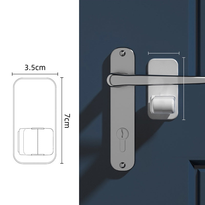 2Pack Anti-open Smart Door Handle Lock Door Stopper